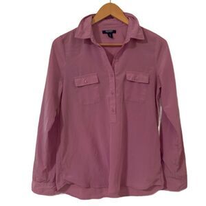 Lavender Women's Button-Up Top